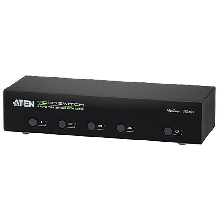 ATEN 4-Port VGA Switch with Audio