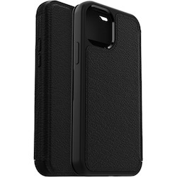 OtterBox Strada Carrying Case (Folio) Apple iPhone 12, iPhone 12 Pro Smartphone - Shadow Black