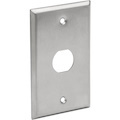Tripp Lite by Eaton N206-FP01-IND Faceplate - 1 x Total Number of Socket(s) - Metal, Stainless Steel - Silver - TAA Compliant