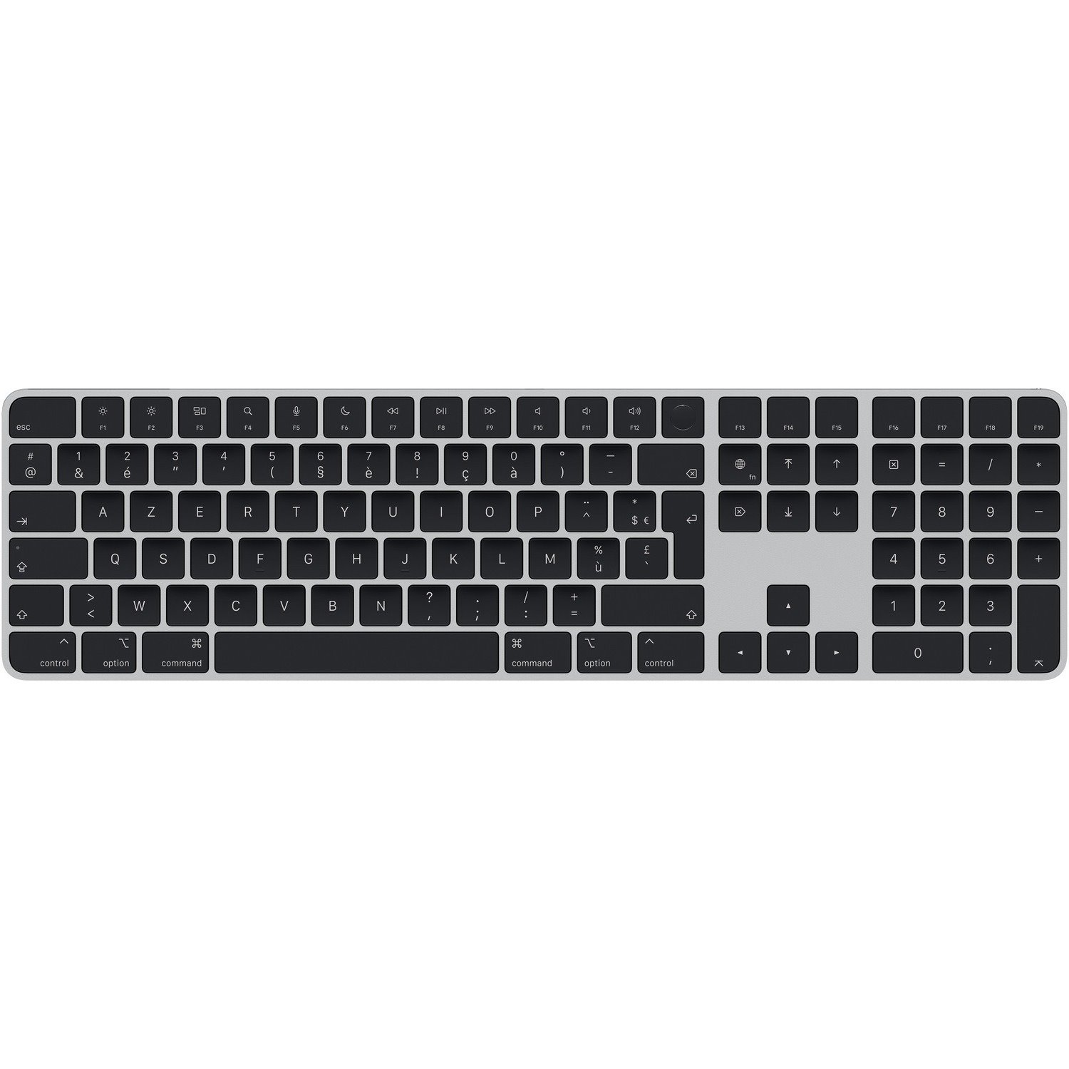 Apple Magic Keyboard - Wired/Wireless Connectivity - USB Type C Interface - French