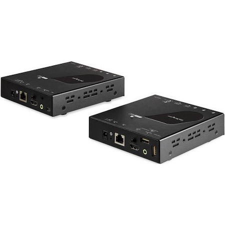 StarTech.com HDMI KVM Extender over IP Network - 4K 30Hz HDMI and USB over IP LAN or Cat5e/Cat6 Ethernet (100m/330ft) - Remote KVM Console