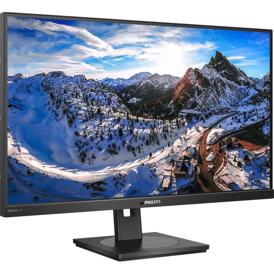 Philips LCD Monitor with USB-C 27" Class 4K UHD LCD Monitor - 16:9 - Textured Black