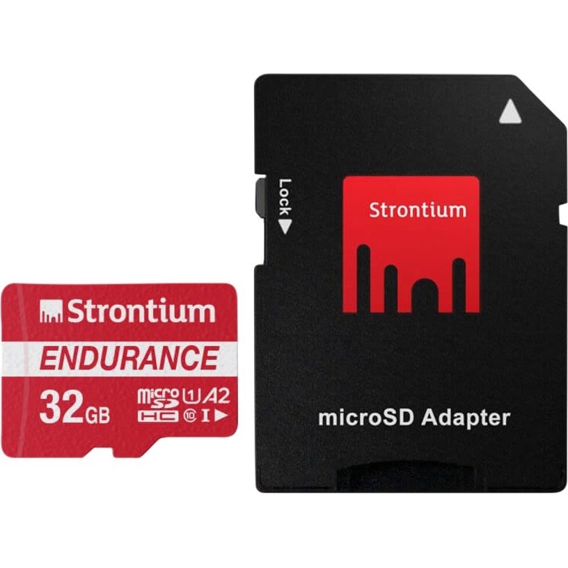 Strontium Nitro Plus Endurance A2 32 GB Class 10/UHS-I (U1) microSDHC