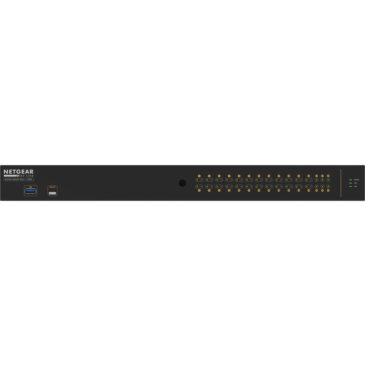 Netgear M4250-26G4XF-PoE+ AV Line Managed Switch