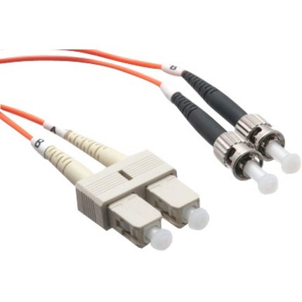 Axiom SC/ST Multimode Duplex OM1 62.5/125 Fiber Optic Cable 25m - TAA Compliant