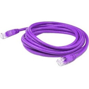 AddOn 8.5ft RJ-45 (Male) to RJ-45 (Male) Purple Cat6 Straight Shielded Twisted Pair PVC Copper Patch Cable