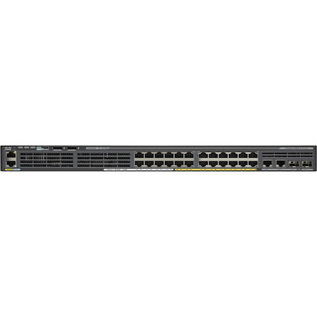 Cisco Catalyst 2960-X 2960X-24PSQ-L 24 Ports Manageable Ethernet Switch - Gigabit Ethernet - 10/100/1000Base-T, 1000Base-X - Refurbished