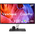 ViewSonic VP2786-4K 27 Inch Premium IPS 4K USB C Monitor with Integrated Color Wheel, 100% Adobe RGB, 98% DCI-P3, Pantone Validated, 90W Charging, HDMI, DisplayPort for Professional Home and Office