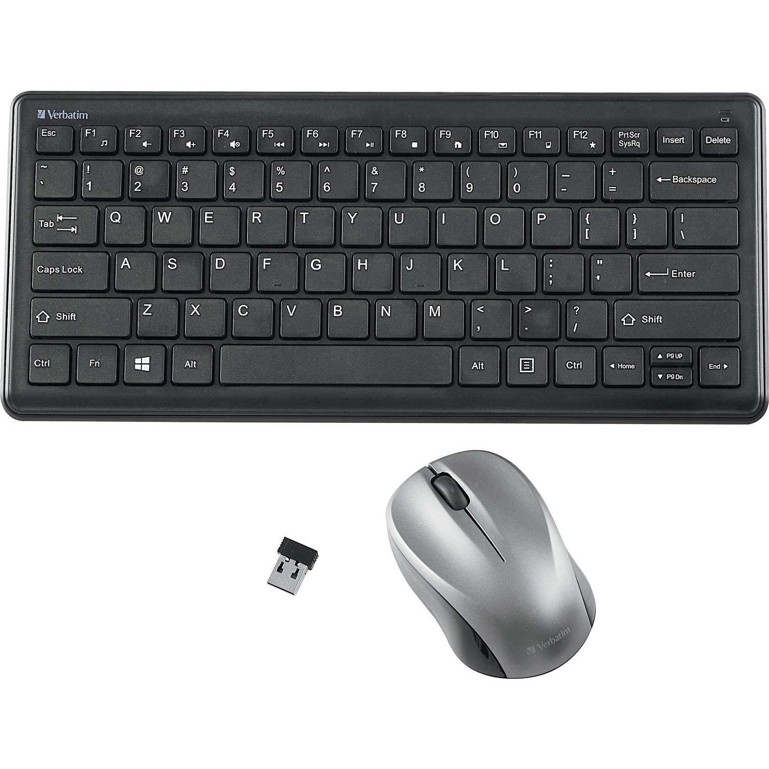 Verbatim Silent Wireless Compact Keyboard and Mouse