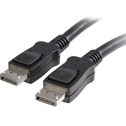 StarTech.com 10ft (3m) DisplayPort 1.2 Cable, 4K x 2K UHD VESA Certified DisplayPort Cable, DP Cable/Cord for Monitor, w/ Latches