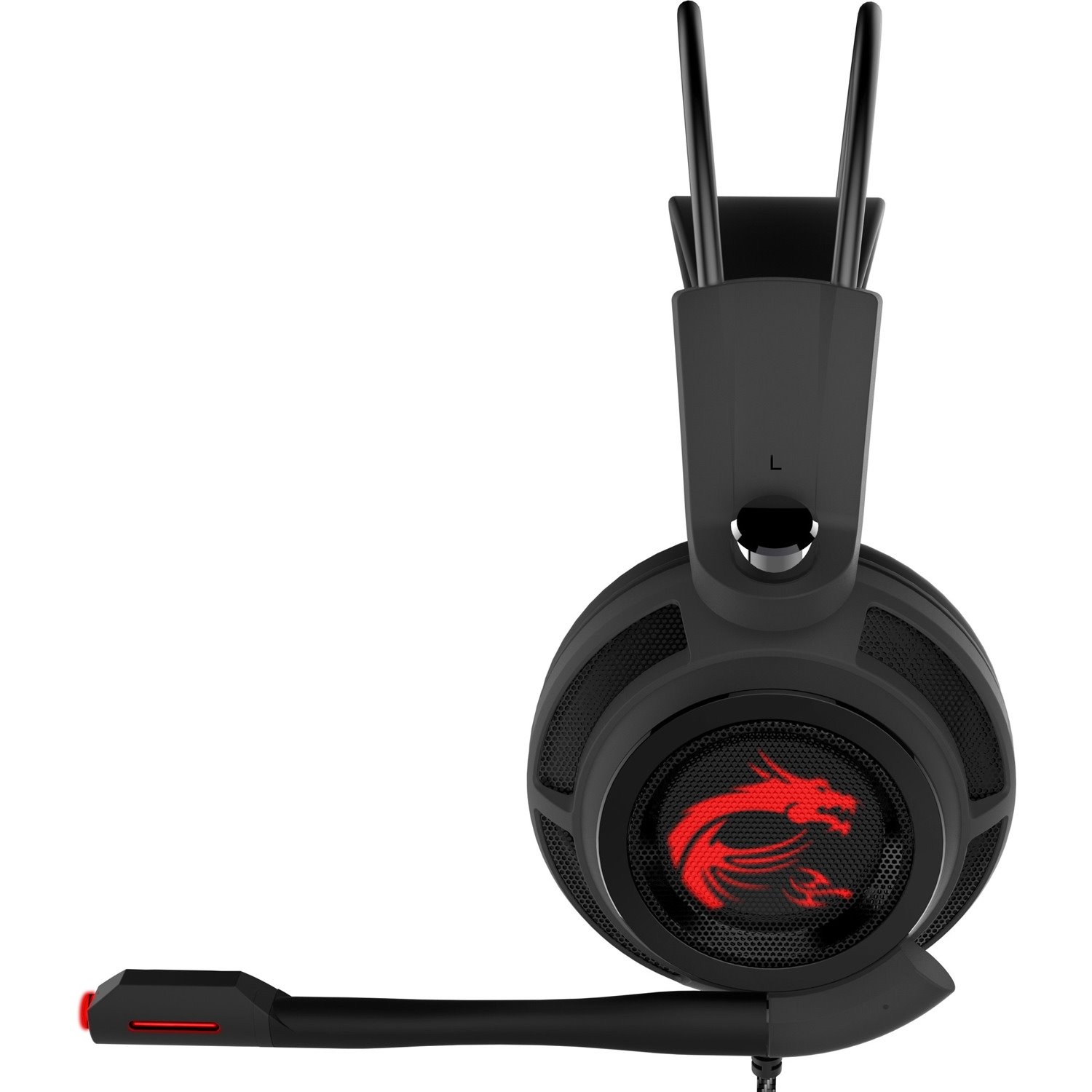 MSI DS502 Wired Over-the-head Stereo Gaming Headset - Black