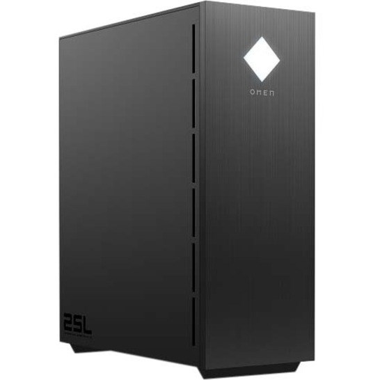 HP OMEN 25L GT12-1000a GT12-1309 Gaming Desktop Computer - AMD Ryzen 5 5600X Hexa-core (6 Core) 3.70 GHz - 16 GB RAM DDR4 SDRAM - 1 TB M.2 PCI Express NVMe SSD - Tower - Shadow Black