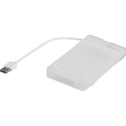 i-tec MySafe Drive Enclosure - USB 3.0 Host Interface External - White