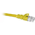 ENET Cat5e Yellow 35 Foot Patch Cable with Snagless Molded Boot (UTP) High-Quality Network Patch Cable RJ45 to RJ45 - 35Ft
