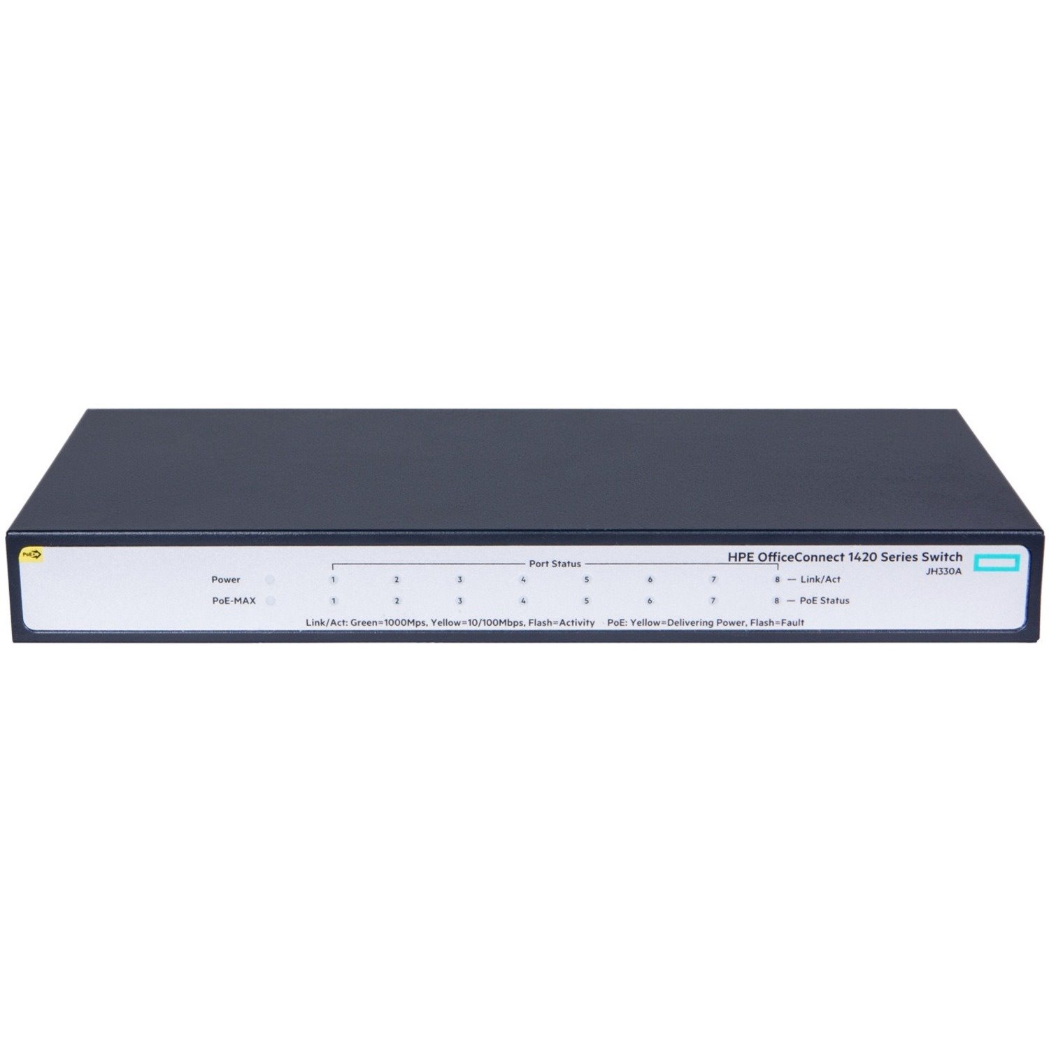 HPE OfficeConnect 1420 8G PoE+ (64W) Switch