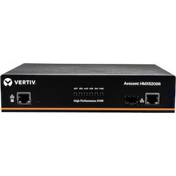 Vertiv Avocent HMX 5000 | High Performance KVM Extender | KVM Receiver | Dual Receiver | DVI-D Audio SFP (HMX5200R-001)