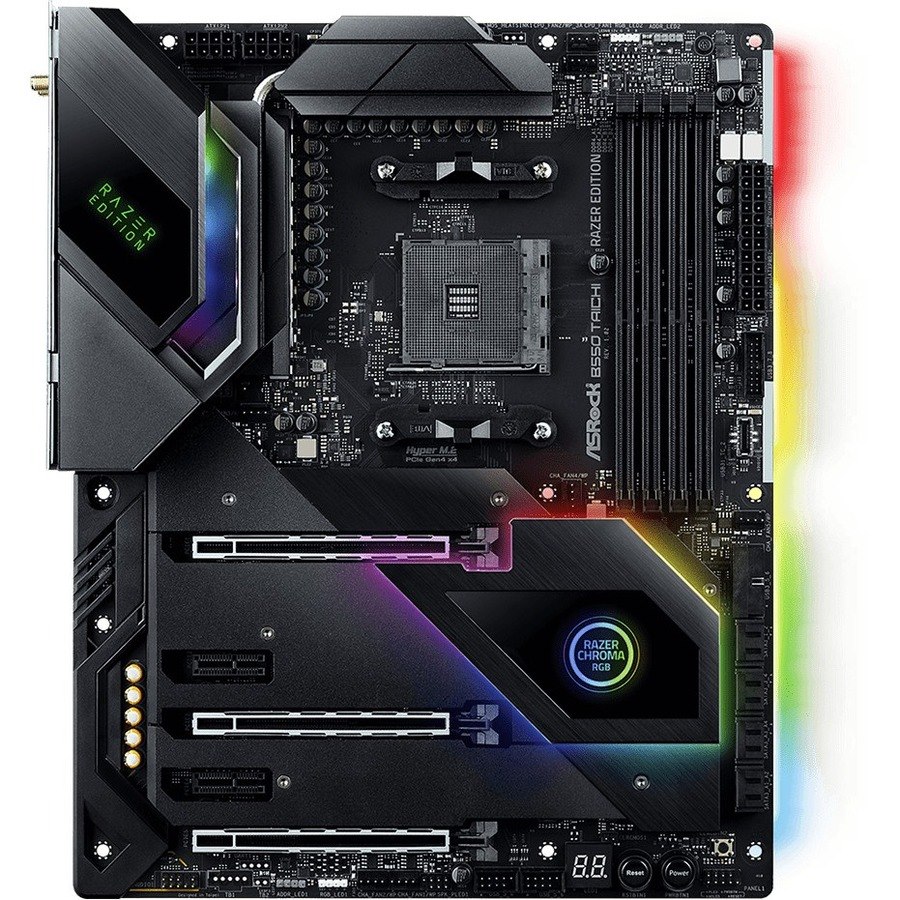 ASRock B550 Taichi Razer Edition Desktop Motherboard - AMD B550 Chipset - Socket AM4 - ATX