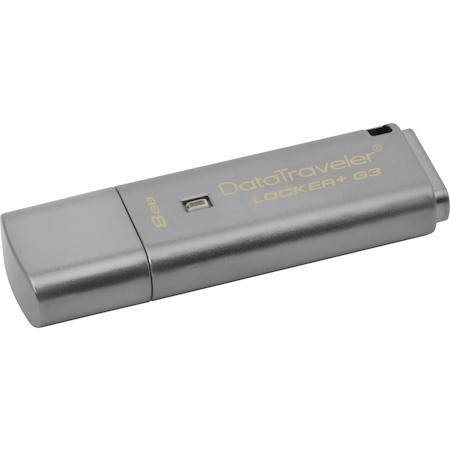 Kingston DataTraveler Locker+ G3 DTLPG3 8 GB USB 3.0 Flash Drive