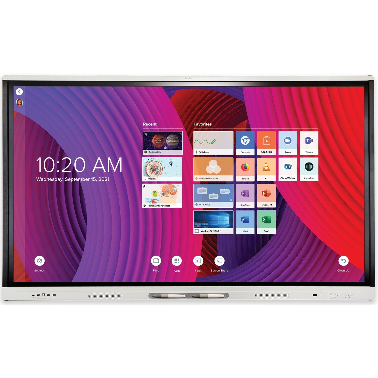 SMART Board SBID-MX265-V3 65" Class LCD Touchscreen Monitor - 16:9 - 8 ms
