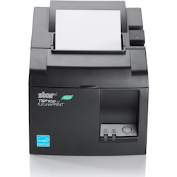 Star Micronics futurePRNT TSP143IIIU GRY E+U Desktop Direct Thermal Printer - Monochrome - Wall Mount - Receipt Print - USB