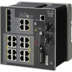 Cisco 4000 IE-4000-16T4G-E 16 Ports Manageable Ethernet Switch - Fast Ethernet, Gigabit Ethernet - 10/100Base-T, 1000Base-X