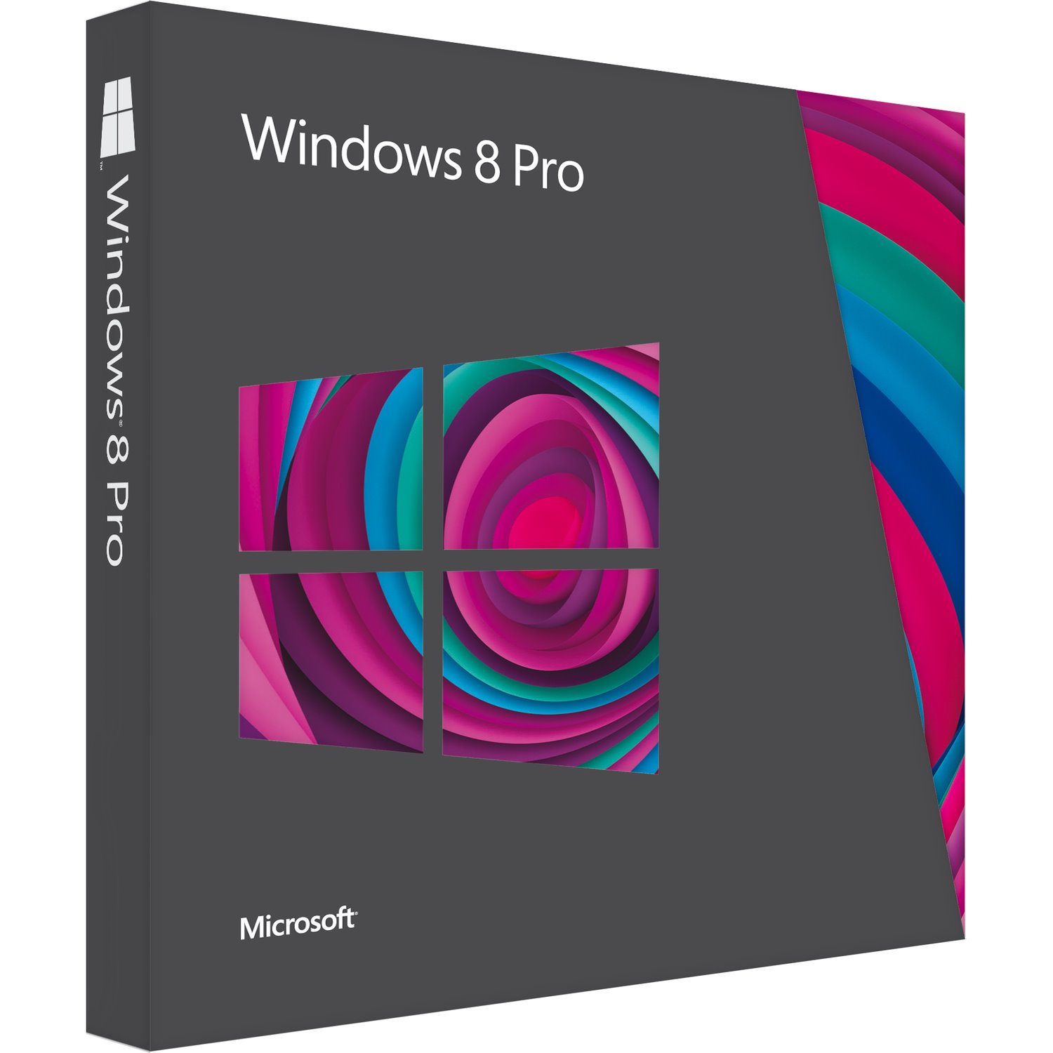 Windows Professional 8 32-bit/64-bit English Version Upgrade 1 License DVD