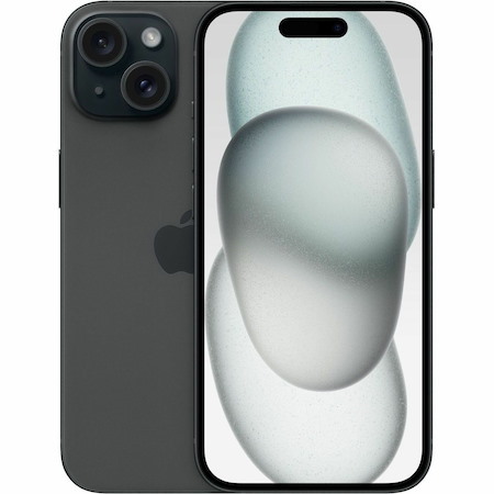 Apple iPhone 15 128 GB Smartphone - 6.1" OLED 2556 x 1179 - Hexa-core (EverestDual-core (2 Core) 3.46 GHz + Sawtooth Quad-core (4 Core) 2.02 GHz - 6 GB RAM - iOS 17 - 5G - Black