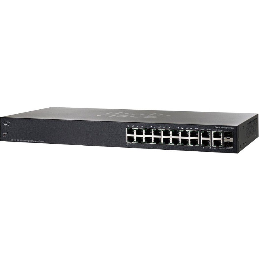 Cisco SG300-20 20-Port Gigabit Managed Switch