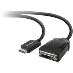 Belkin DisplayPort to DVI Adapter, M/F, 1080p