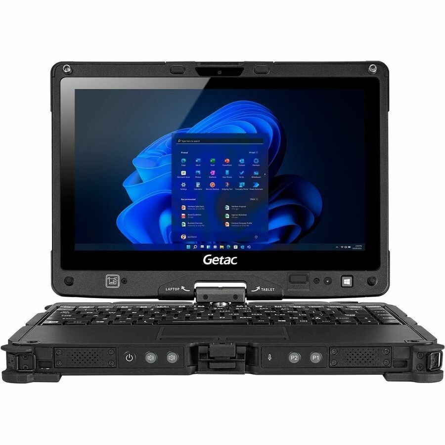 Getac V110 V110 G7 11.6" Touchscreen Rugged Convertible 2 in 1 Notebook - Full HD - Intel Core i5 12th Gen i5-1235U - vPro Technology