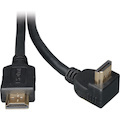 Eaton Tripp Lite Series High-Speed HDMI Cable with 1 Right-Angle Connector, Digital Video with Audio (M/M), 6 ft. (1.83 m)