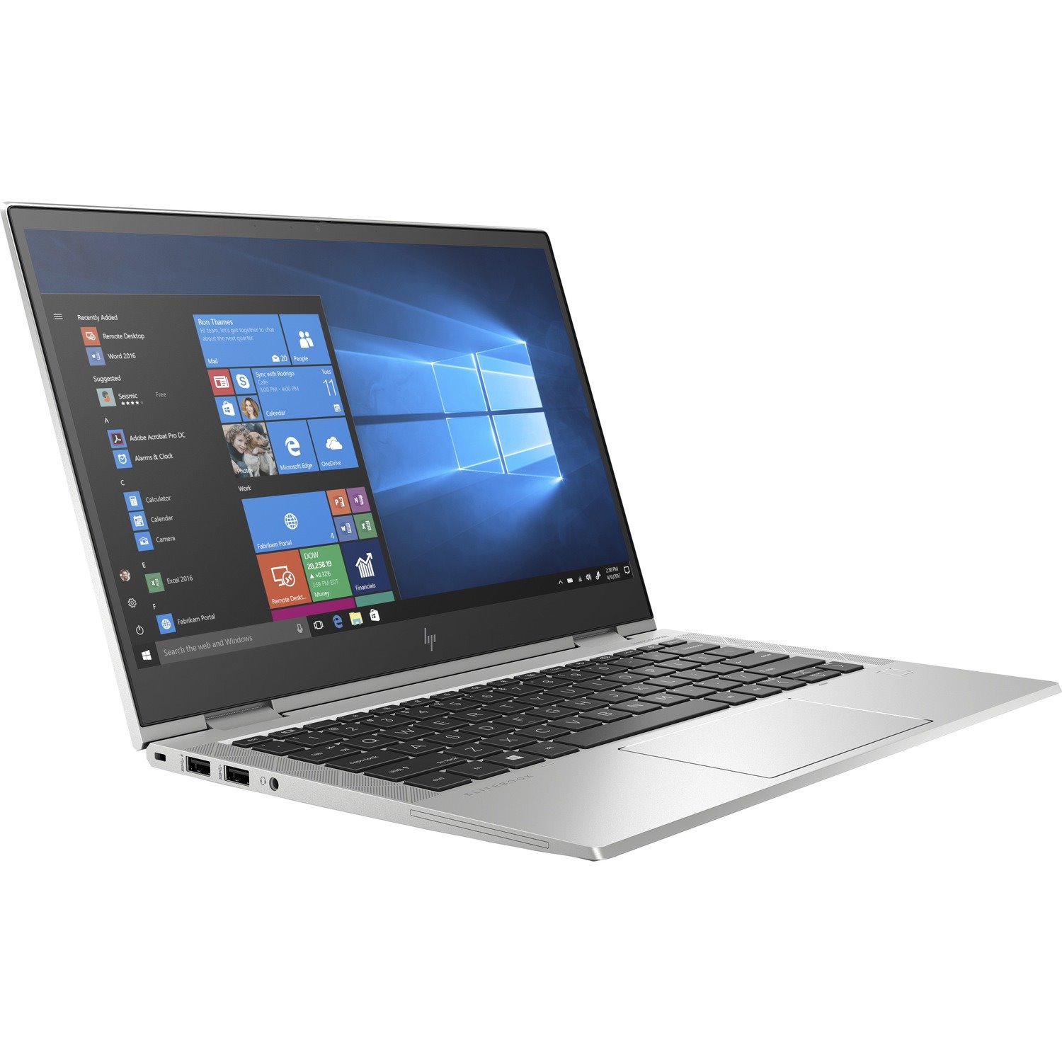 HP EliteBook x360 830 G7 13.3" Touchscreen Convertible 2 in 1 Notebook - Full HD - Intel Core i7 10th Gen i7-10610U - vPro Technology - 16 GB - 256 GB SSD - English Keyboard