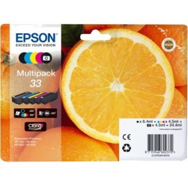 Epson Claria Premium 33 Original Inkjet Ink Cartridge - Multi-pack - Colour Pack