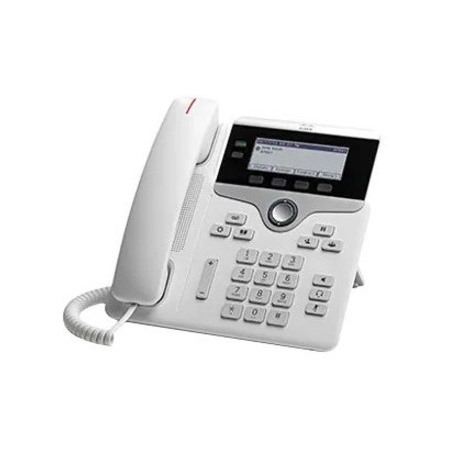 Cisco 7821 IP Phone - Refurbished - Corded - Corded - Wall Mountable - White, Charcoal