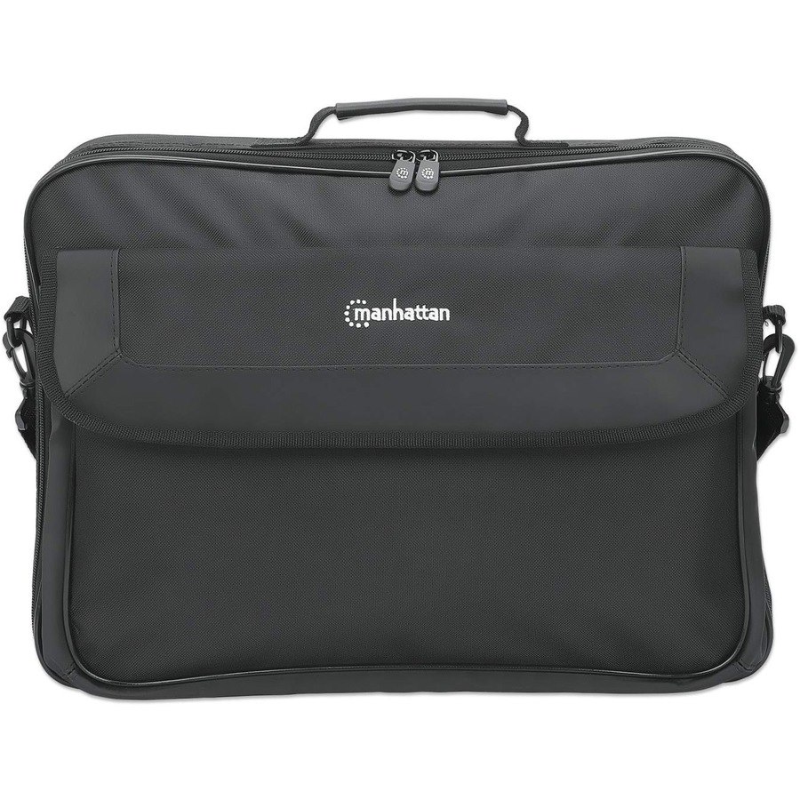 Manhattan Cambridge Carrying Case (Briefcase) for 43.9 cm (17.3") Notebook, Ultrabook, MacBook - Black