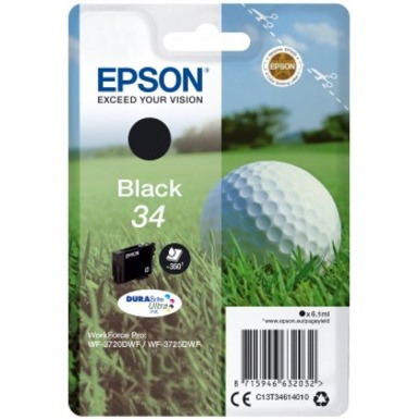 Epson DURABrite Ultra 34 Original Inkjet Ink Cartridge - Black - 1 / Pack