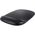 StarTech.com Mouse Pad with Hand rest, 6.7x7.1x 0.8in (17x18x2cm), Ergonomic Mouse Pad w/ Wrist Support, Non-Slip PU Base, Gel Mouse Pad
