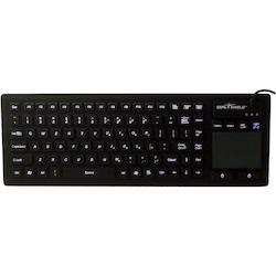 Seal Shield SEAL TOUCH GLOW S90PG2 Keyboard - Cable Connectivity - Black