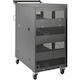Tripp Lite by Eaton Multi-Device Charging Cart, 32 AC Outlets, Chromebooks and Laptops, Wall-Mount Option, Black