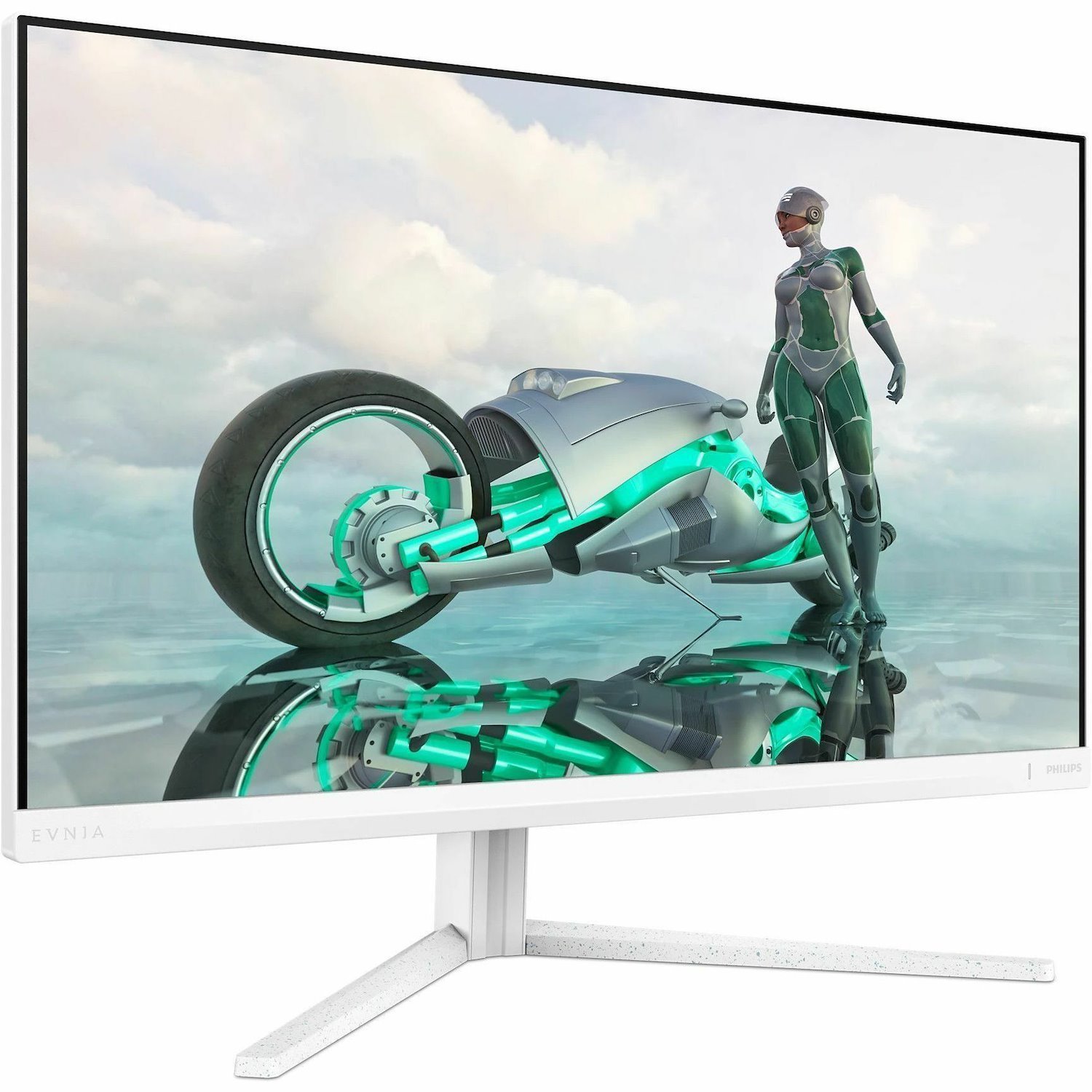 Evnia 27M2N3201A 27" Class Full HD Gaming LED Monitor - 16:9 - Textured White