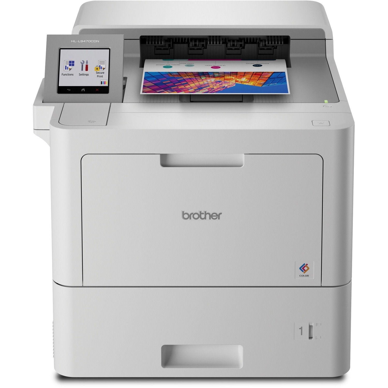 Brother Workhorse HLL9470CDN Desktop Wireless Laser Printer - Colour