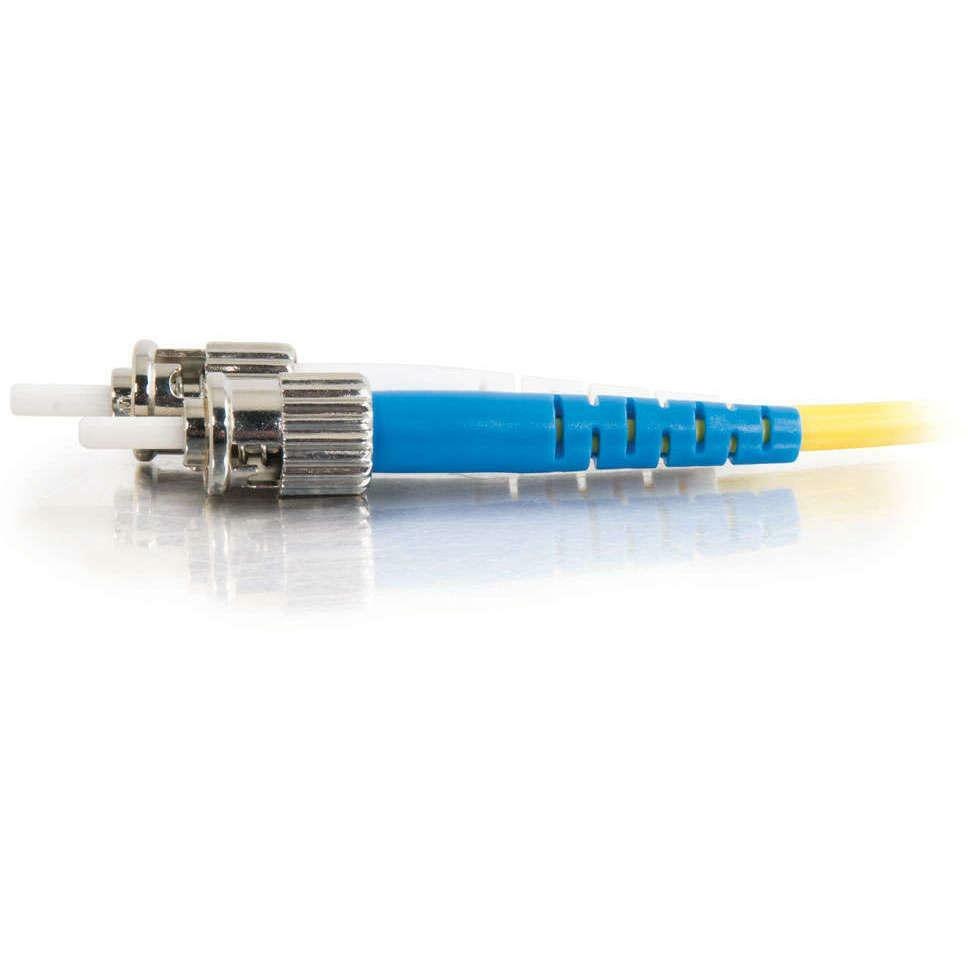 C2G 3m ST-ST 9/125 Duplex Single Mode OS2 Fiber Cable - Yellow - 10ft