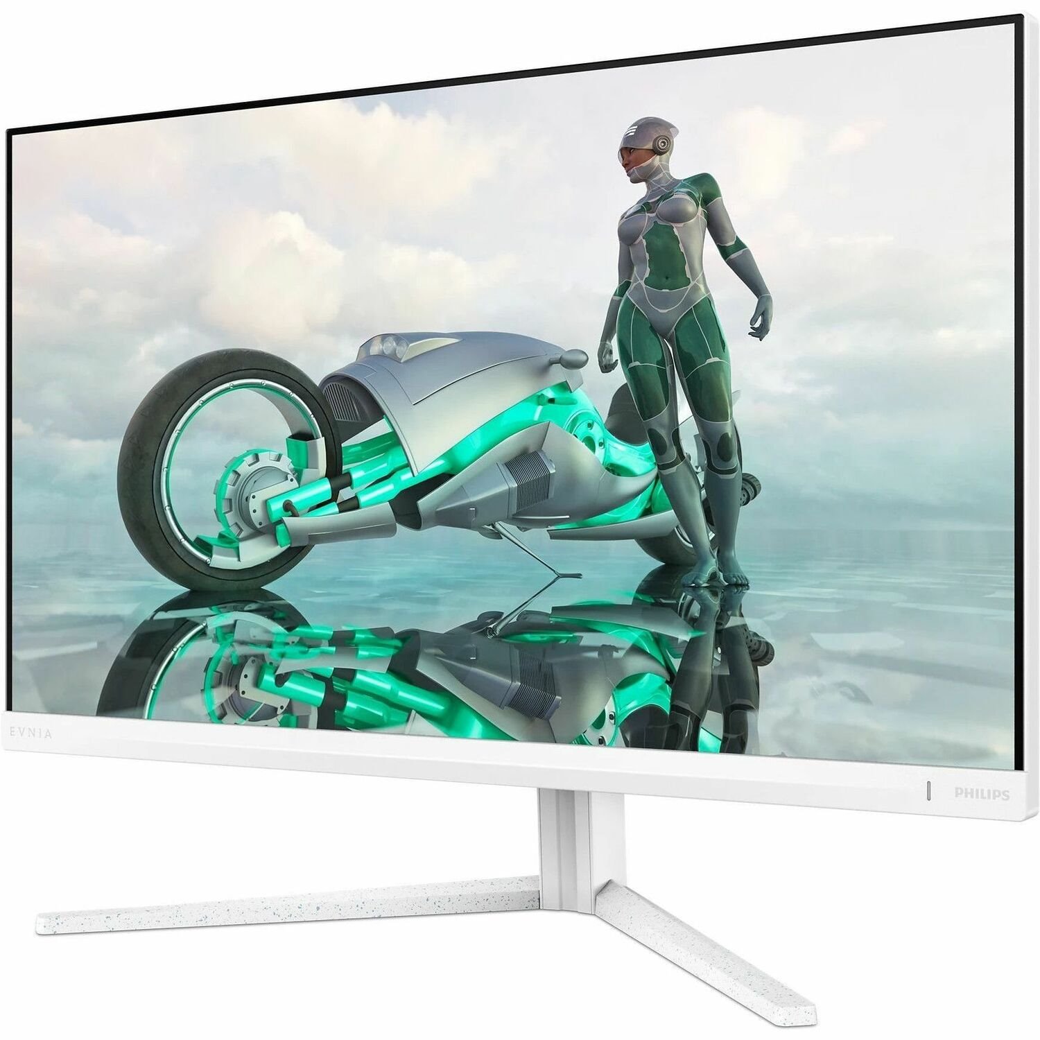 Evnia 27M2N3201A 27" Class Full HD Gaming LED Monitor - 16:9 - Textured White