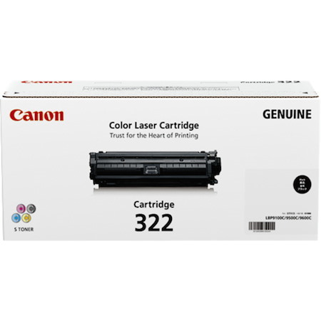 Canon 322C Original Laser Toner Cartridge - Cyan Pack