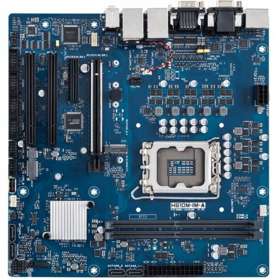 Asus H610M-IM-A Industrial Motherboard - Intel H610 Chipset - Socket LGA-1700 - Micro ATX