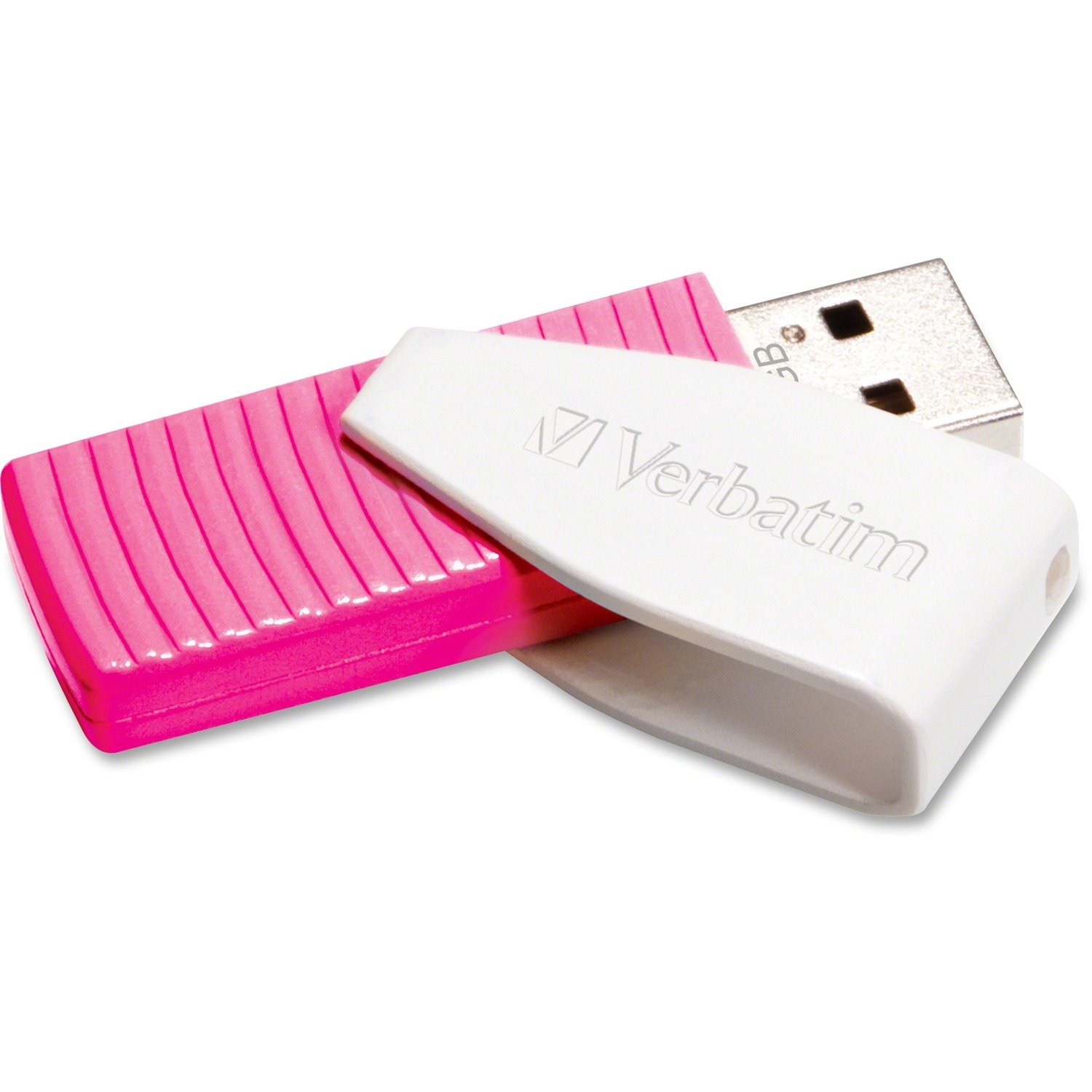 Verbatim Store 'n' Go Swivel 16 GB USB 2.0 Flash Drive - Hot Pink
