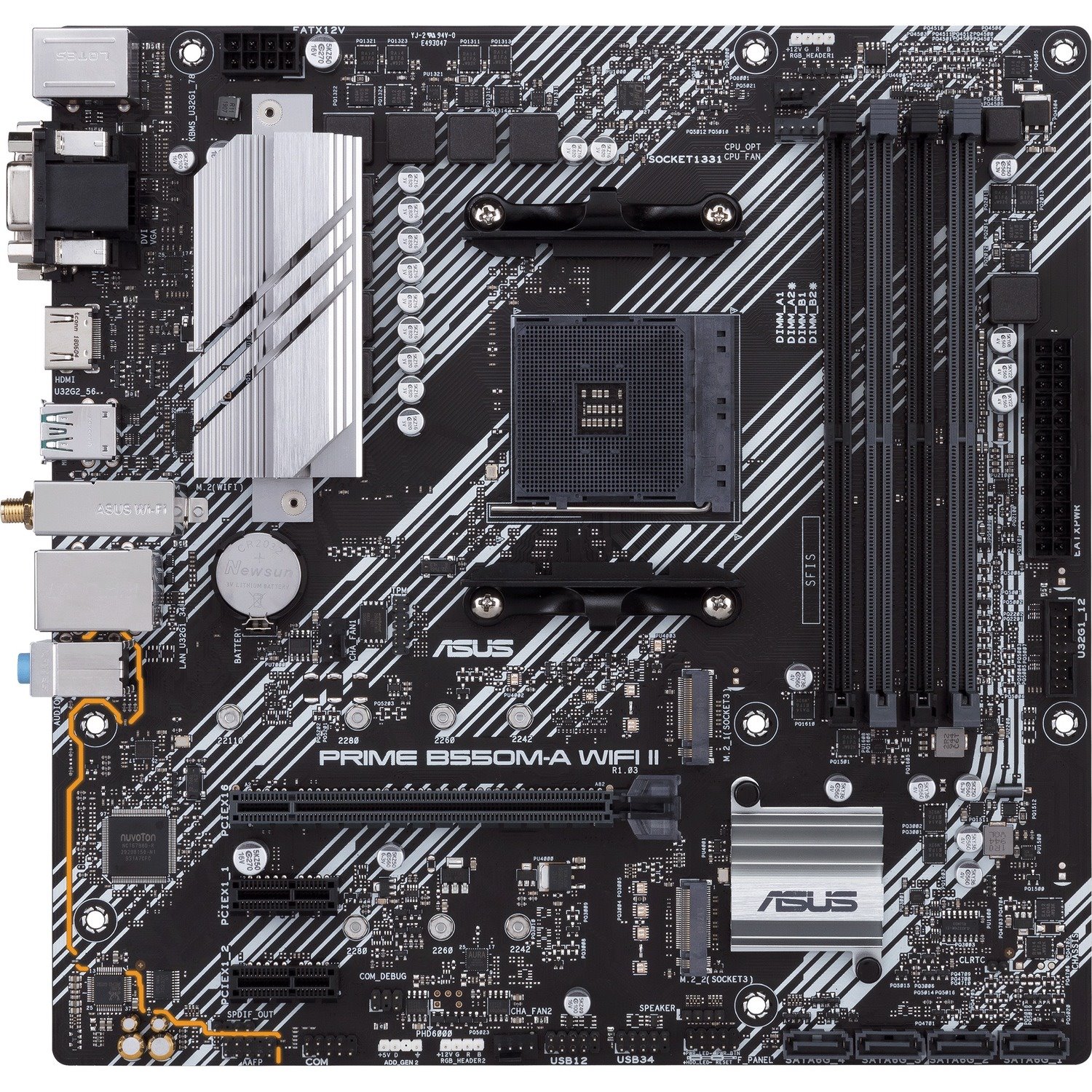 Buy Asus Prime B550M-A WIFI II Desktop Motherboard - AMD B550 Chipset