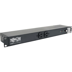 Tripp Lite by Eaton Isobar 12-Outlet Network Server Surge Protector 15 ft. (4.57 m) Cord with L5-20P Plug 3840 Joules Diagnostic LEDs 1U Rackmount