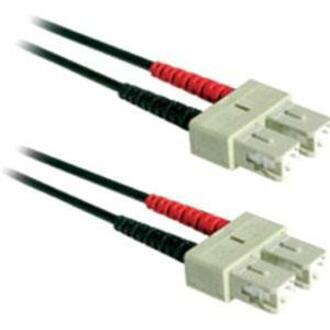 C2G-5m SC-SC 62.5/125 OM1 Duplex Multimode PVC Fiber Optic Cable - Black