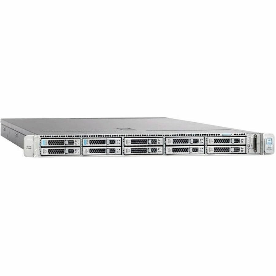 Cisco Business Edition 6000M 1U Rack Server - 1 x Intel Xeon Silver 4114 2.20 GHz - 48 GB RAM - 300 GB HDD - (1 x 300GB) HDD Configuration - 12Gb/s SAS Controller - Refurbished